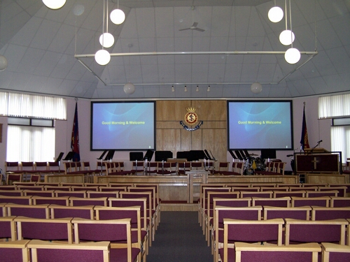 Fixed Frame Screen Multiple Projection System