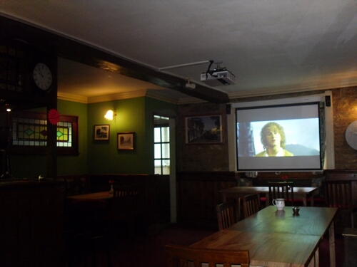 Projector and Screen Installation in Village Pub