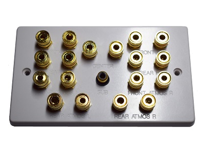 Double Gang Dolby Atmos 5.1.4 Speaker Wall Plate