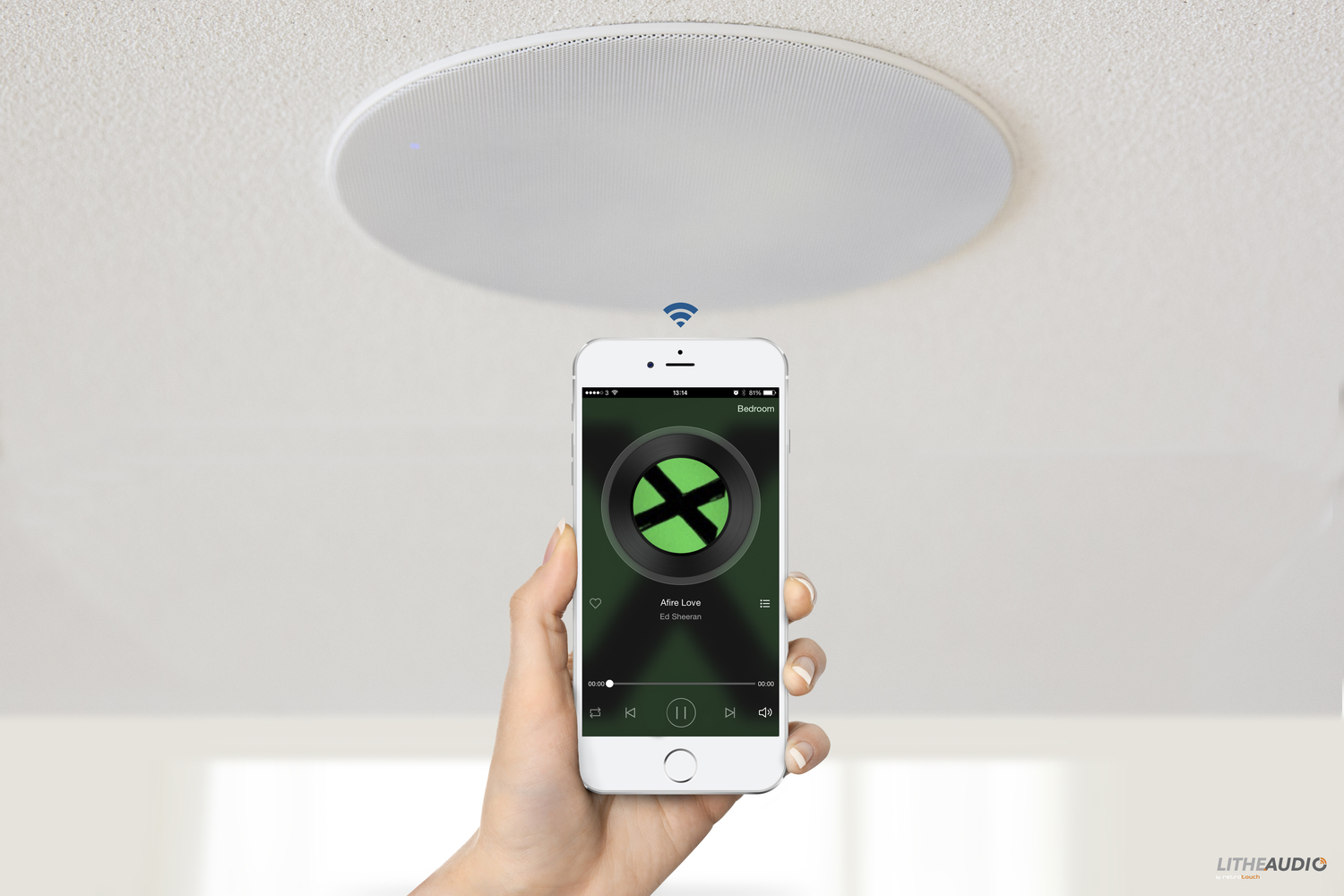 Lithe Audio Bluetooth Dual Ceiling Speaker Kit - Click Image to Close