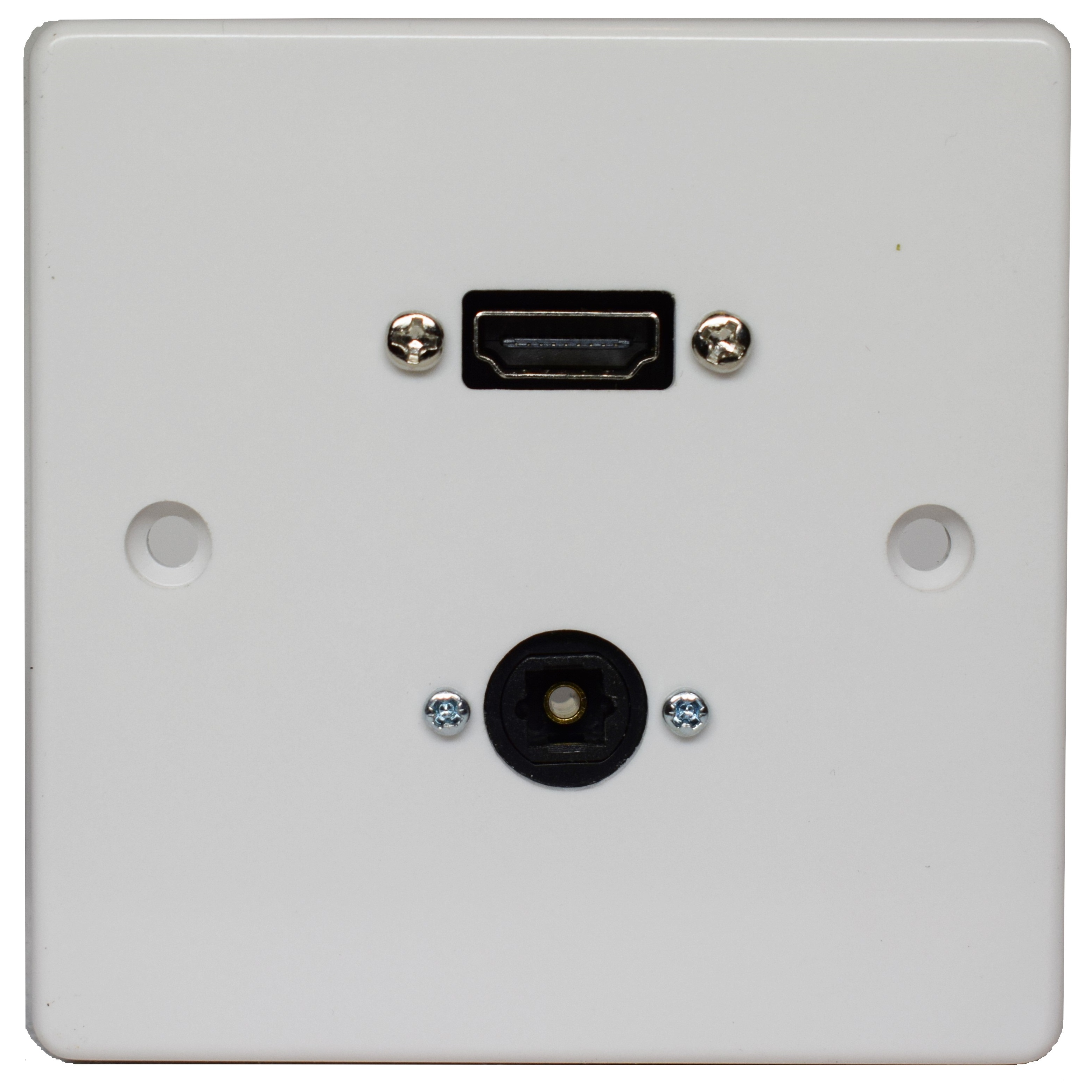 Single Gang Single HDMI With Optical Wall Plate - Click Image to Close