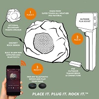 Lithe Audio Bluetooth Outdoor Garden Rock Speaker