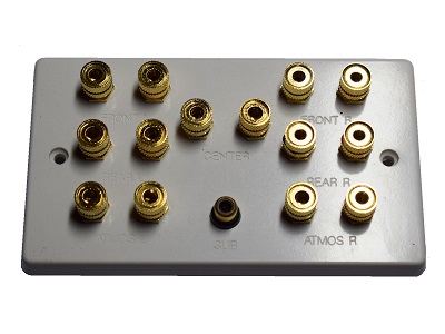 Double Gang Dolby Atmos 5.1.2 Speaker Wall Plate
