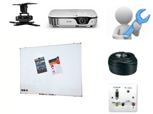 Projector And Drywipe Board With Installation Av Installs Ltd