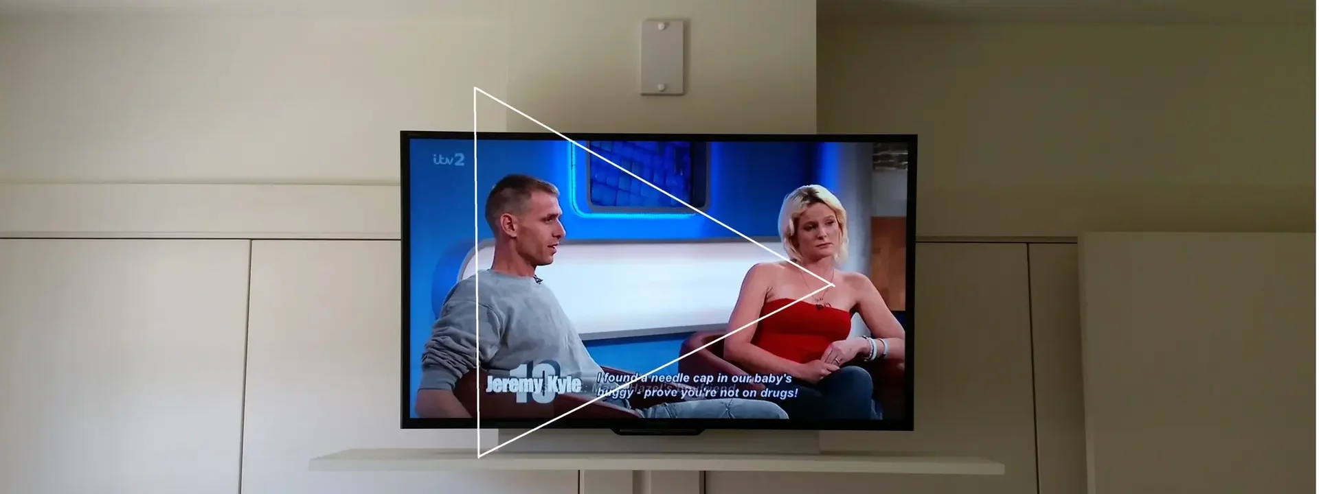 motorised ceiling tv lift system