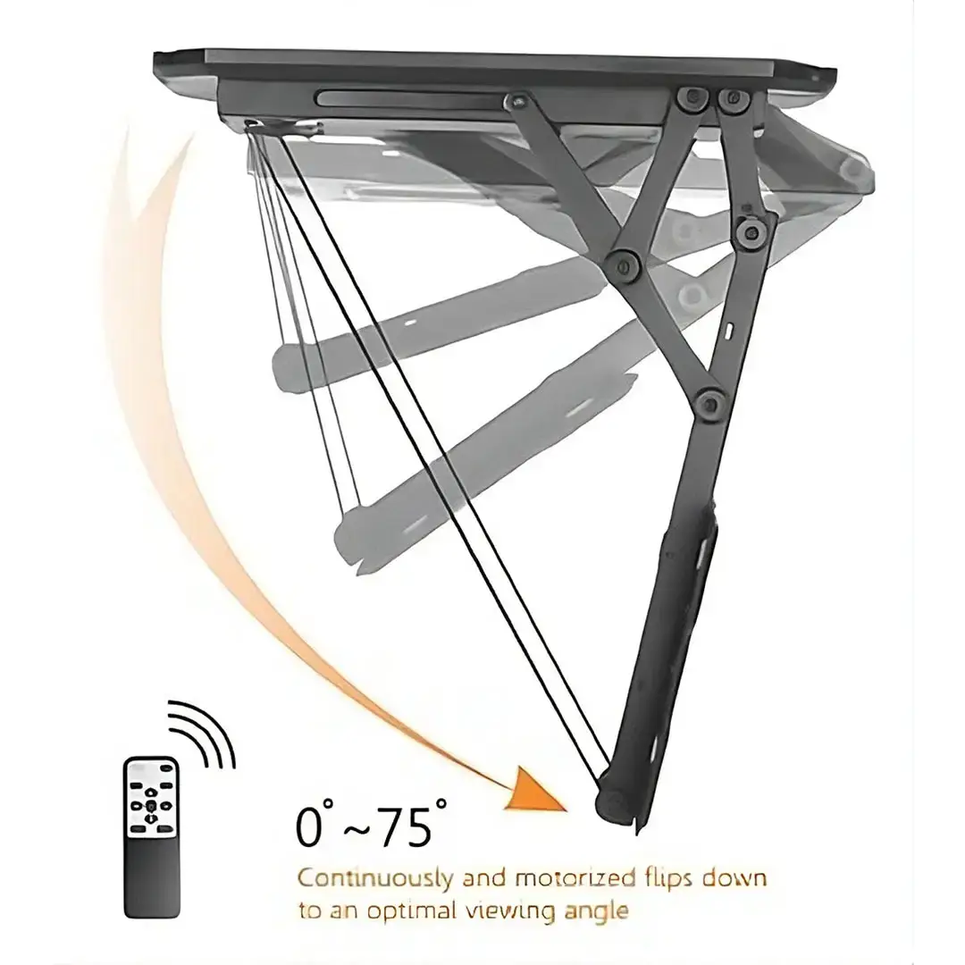 Lithe Audio Motorised Flip Down Ceiling TV Mount