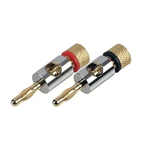 X2 4mm Metal Banana Plugs
