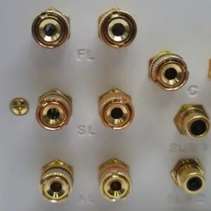 5.1.2 and 5.2.2 dolby atmos speaker connection plate