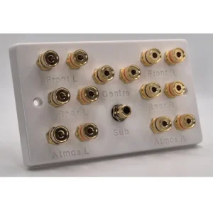 5.1.2 dolby atmos home cinema speaker wall plate