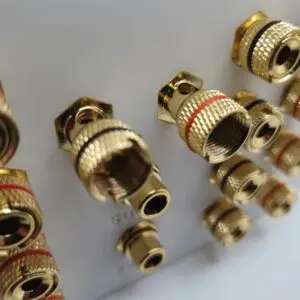 5.1.4 and 5.2.4 banana plug speaker plate with binding posts