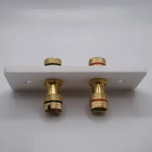 architrave speaker connection plate for a single speaker