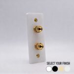 Single Speaker Architrave Wall Plate