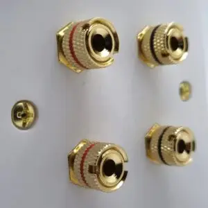 connection plate for bi wired speakers