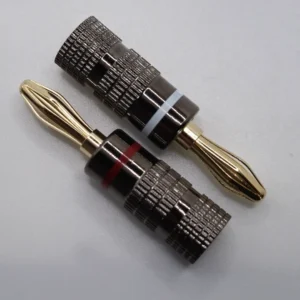 X2 4mm Chrome Banana Plugs