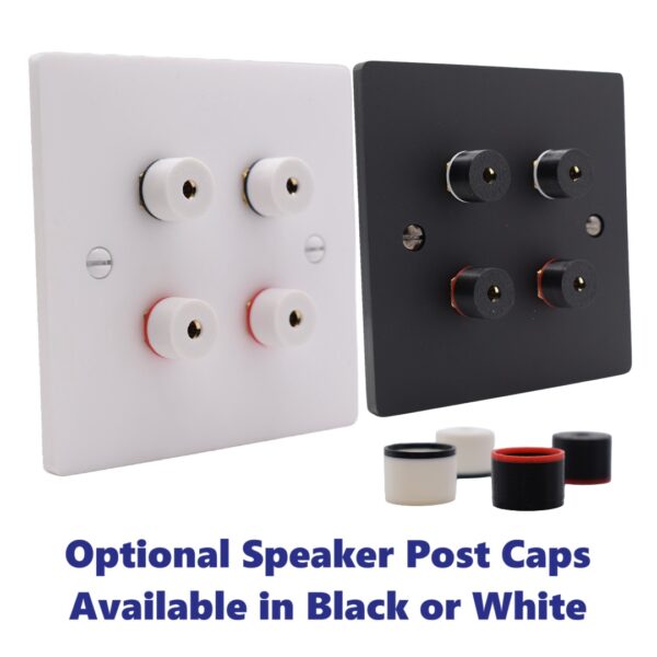 Single Gang Twin Speaker Plate Single Gang Twin Speaker Plate