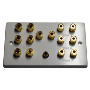 Dolby Atmos 5.1.2 Speaker Wall Plate