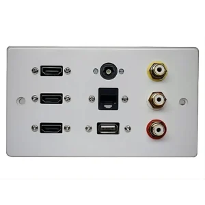 Multimedia Flat Screen TV Wall Plate 01