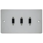 Double Gang Triple HDMI Wall plate