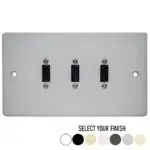 Double Gang Triple HDMI Wall plate