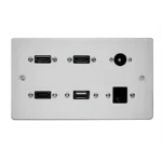 Multimedia Flat Screen TV Wall Plate 02