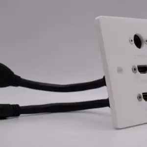 double hdmi and optical faceplate
