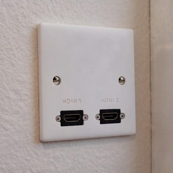 Single Gang Dual R/A HDMI Wall Plate Single Gang Dual R/A HDMI Wall Plate