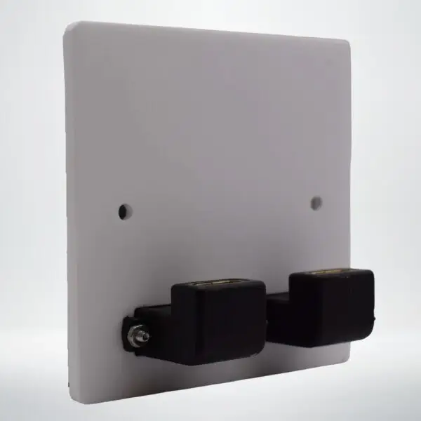Single Gang Dual R/A HDMI Wall Plate Single Gang Dual R/A HDMI Wall Plate
