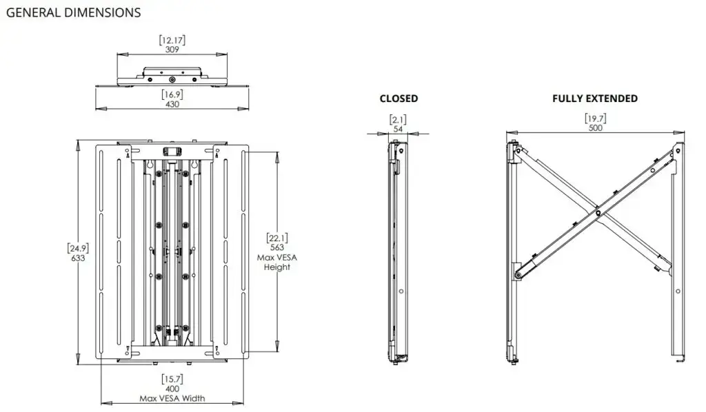 ip-ps55 outdoor tv bracket