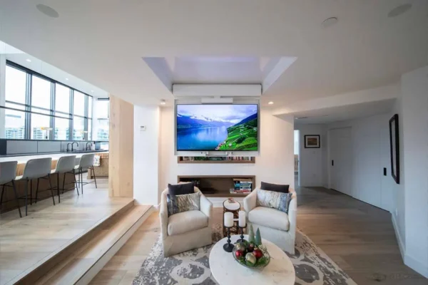 CHRS Fold Down TV lift With Swivel Rotation Future Automation