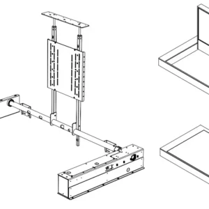 technical picture of hu tv lift