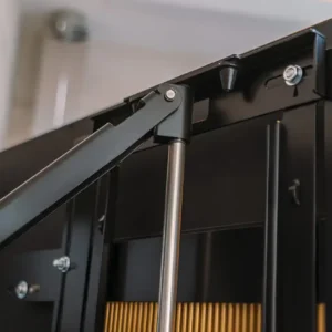 tv wall mounted outside using a future automation ip-ps65 tv wall bracket