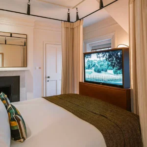 LSM tv lift in a end of bed tv cabinet