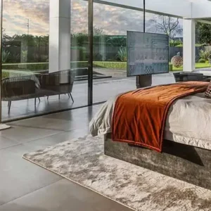 future automation ubl end of bed tv lift, sliding a TV from under the bed