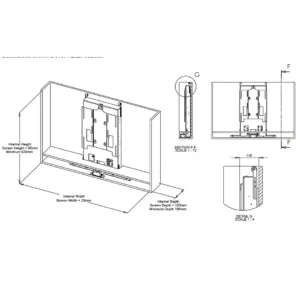 Future Automation AL820 Motorised Flat Screen Lift - Image 4