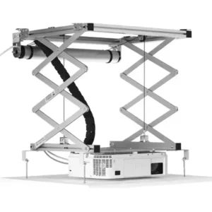 screen international si-100 projector lift close up