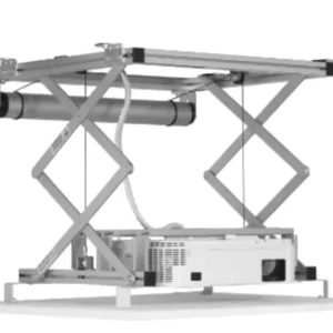 screen international si-30 projector lift close up
