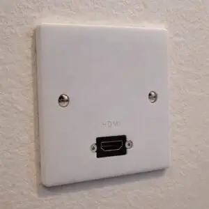 single gang hdmi faceplate