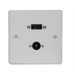 Single Gang Single HDMI With Optical Wall Plate