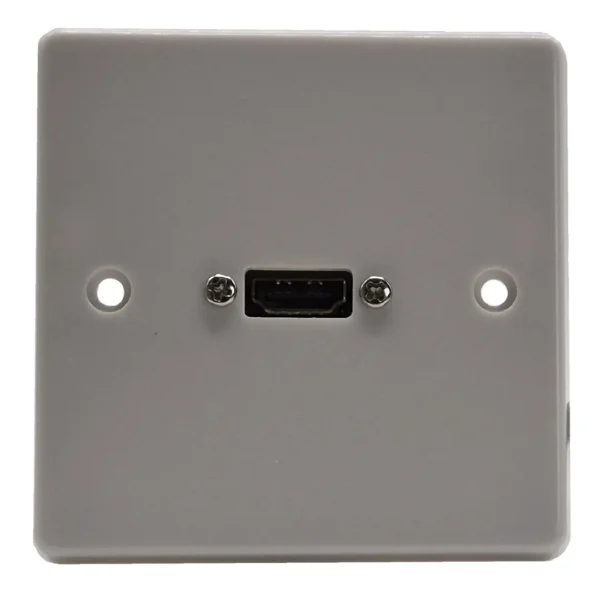 Single Gang HDMI Wall Plate