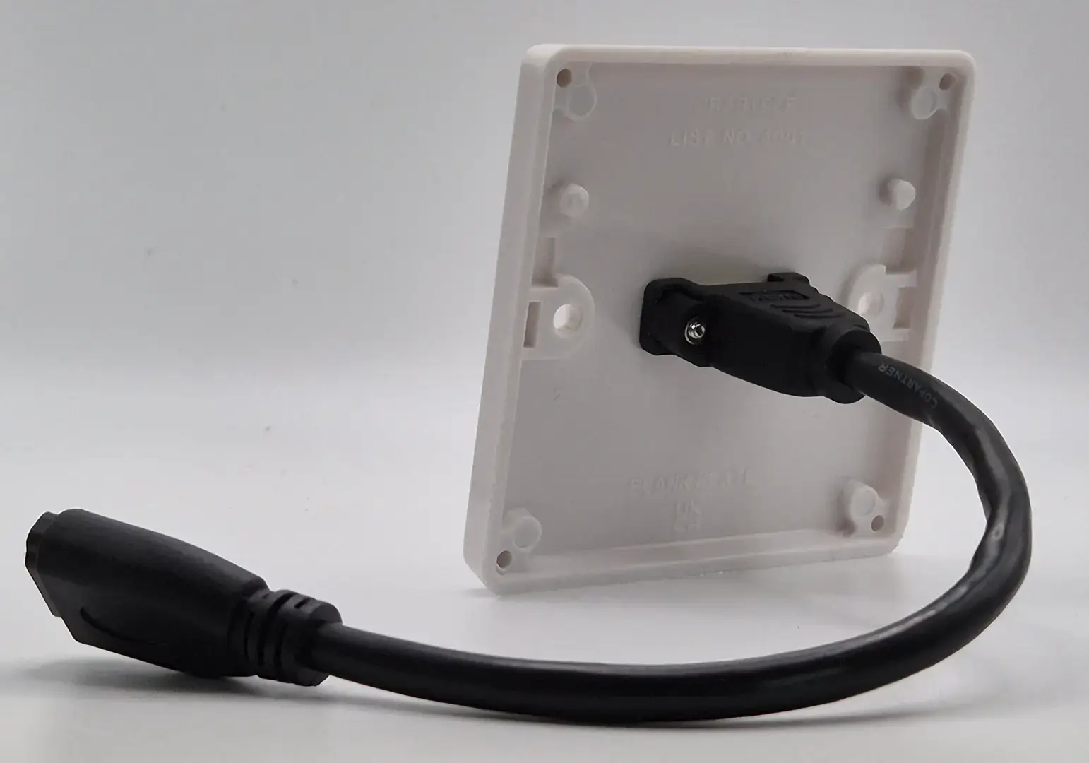 Single Gang HDMI Wall Plate