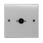 Single Gang Optical Audio Wall Plate