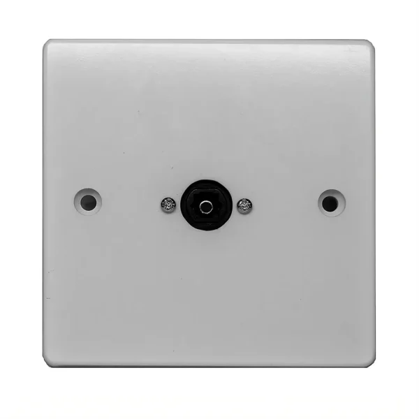 Single Gang Optical Audio Wall Plate