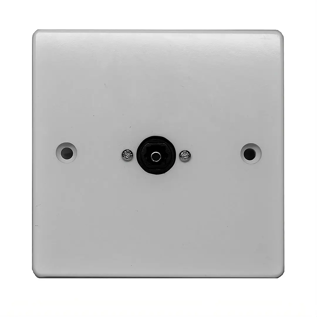 Single Gang Optical Audio Wall Plate