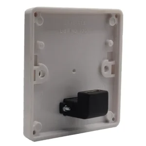 single hdmi wall plate with 90 degree coupler on the back