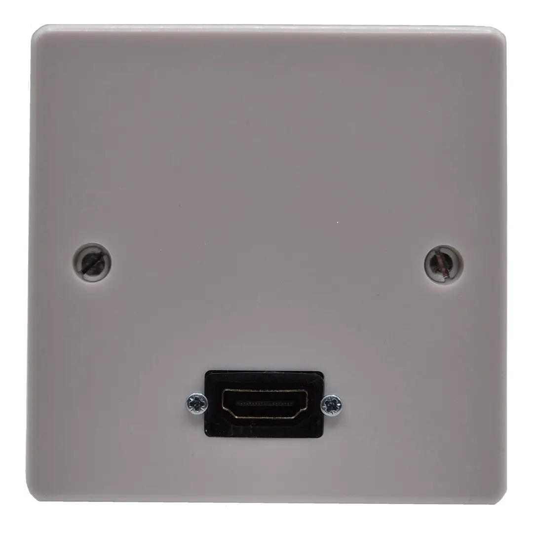 Single Gang Single HDMI Wall Plate