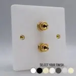 Single Gang Speaker Wall Plate