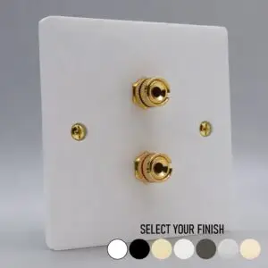 Single Gang Speaker Wall Plate Single Gang Speaker Wall Plate
