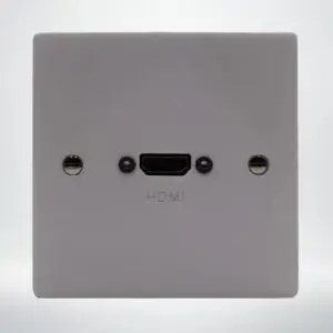 single gang single hdmi faceplate with short lead
