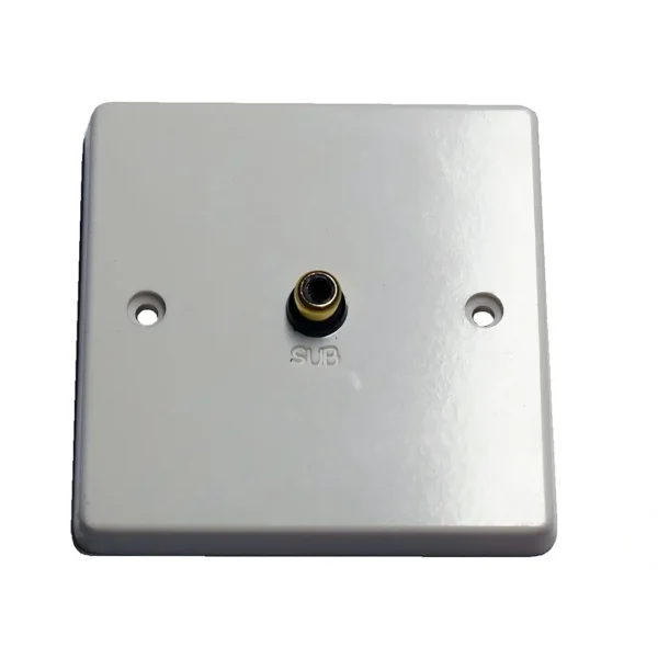 Single Gang Subwoofer Speaker Wall Plate
