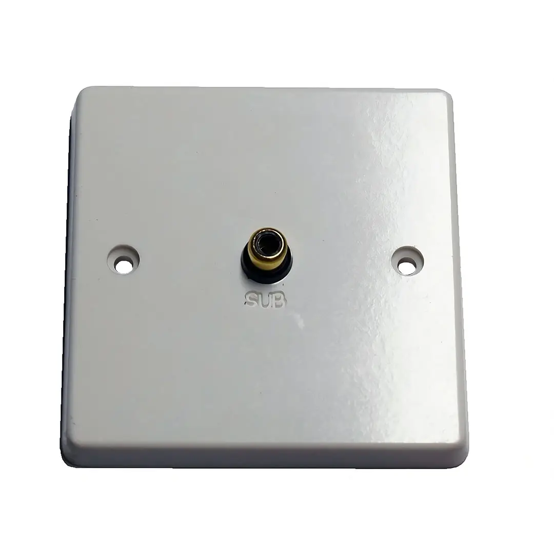 Single Gang Subwoofer Speaker Wall Plate